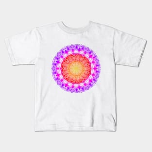 Magic face mandala Kids T-Shirt